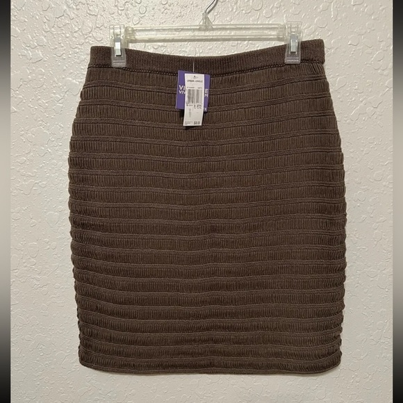 NWT Vivienne Tam Womens Petite PS S Urban Jungle Sweater Mini Skirt Earth Green - Picture 2 of 10